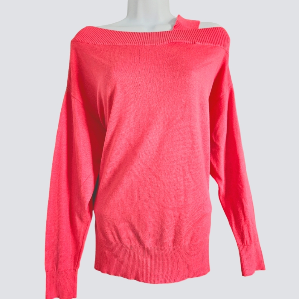 Worth pink silk cotton sweater top Womens Small Medium